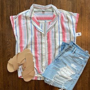 Striped Button Down